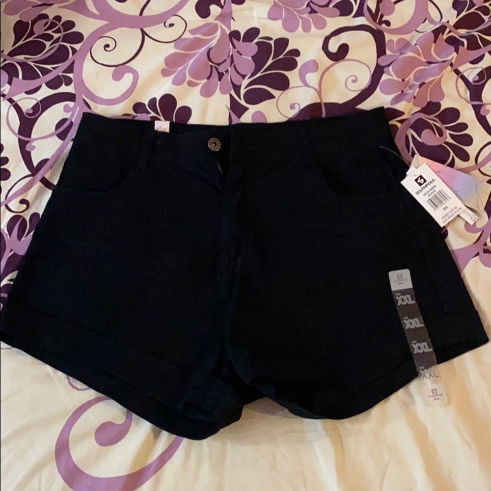 Black Stretch Shorts